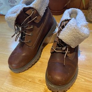 Timberland Fleece Roll Down Boots